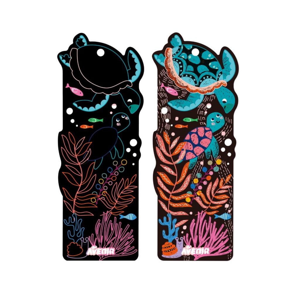 Scratch Sea Animal Bookmarks Avenir