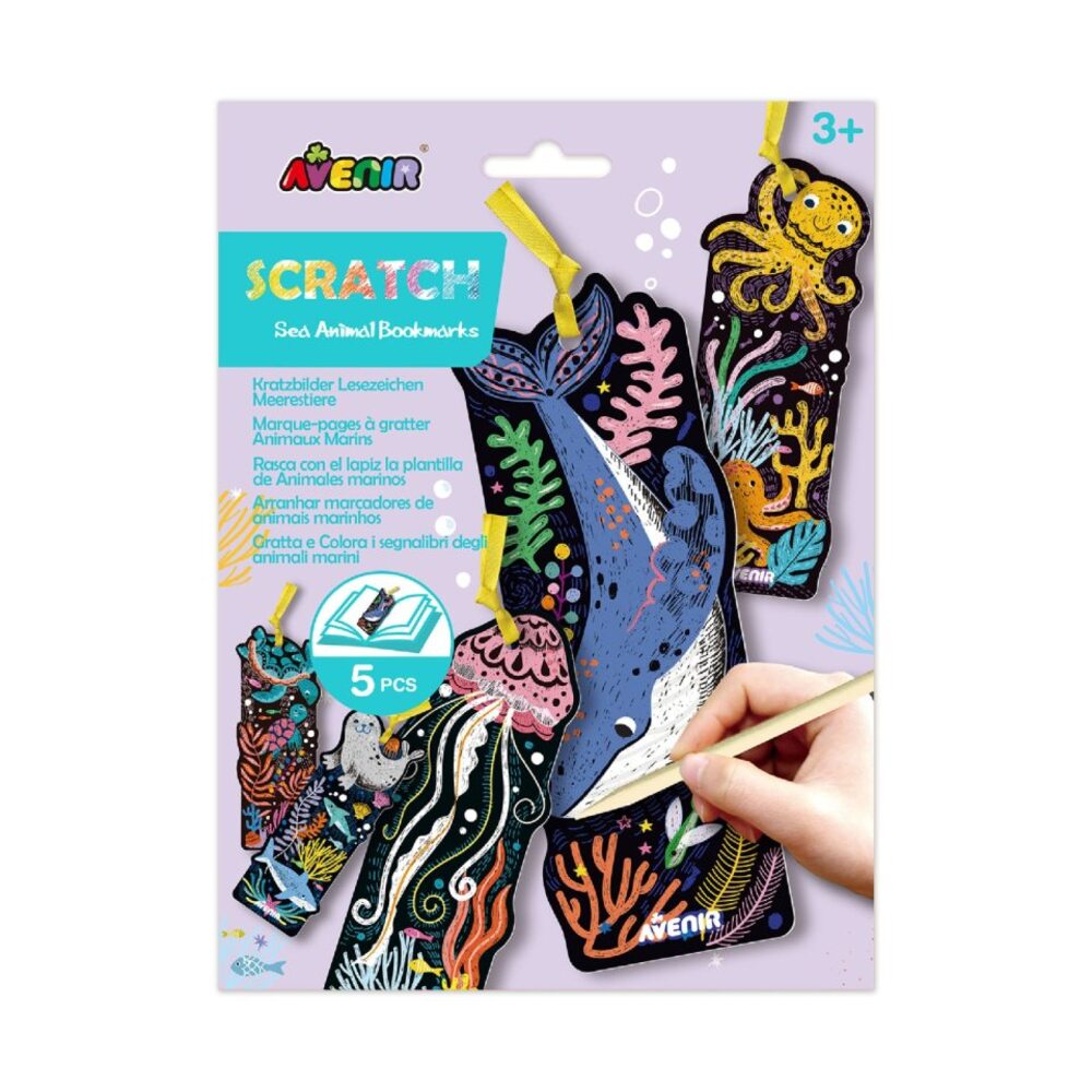 Scratch Sea Animal Bookmarks Avenir