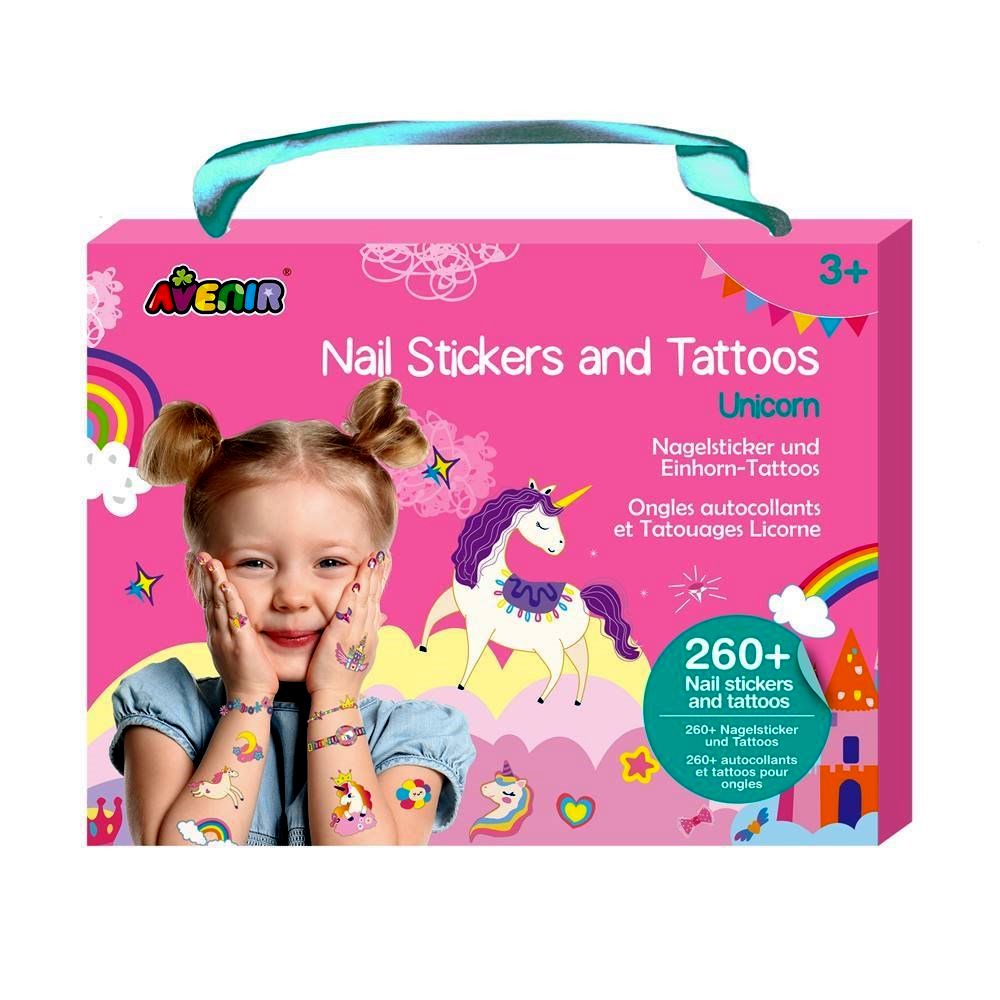 Nail Stickers & Tattoos Unicorn Avenir