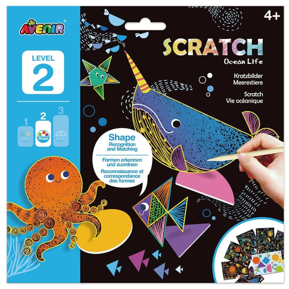 Scratch Ocean Life Level 2-Shapes Avenir