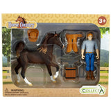 Blacksmith & Accessories W/ Horse Figurine CollectA