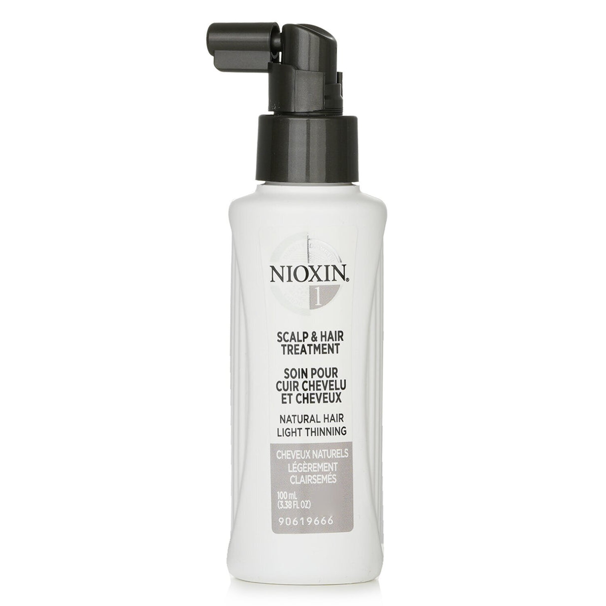 Nioxin Diameter System 1 Treatment for natural light thinning hair, promoting thickness and scalp health with a protective formula.