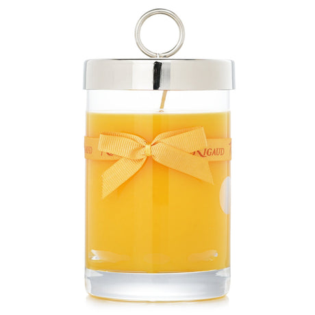 Rigaud # Tournesol scented candle in elegant glass, mango & passion fruit fragrance, 90-hour burn time, hand-made in France.