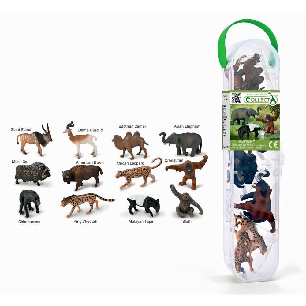 Box of Mini Wild Animals 2 CollectA