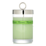 Luxury Rigaud scented candle in a glass container, featuring refreshing Jasmin scent with bergamot and orange blossom notes.