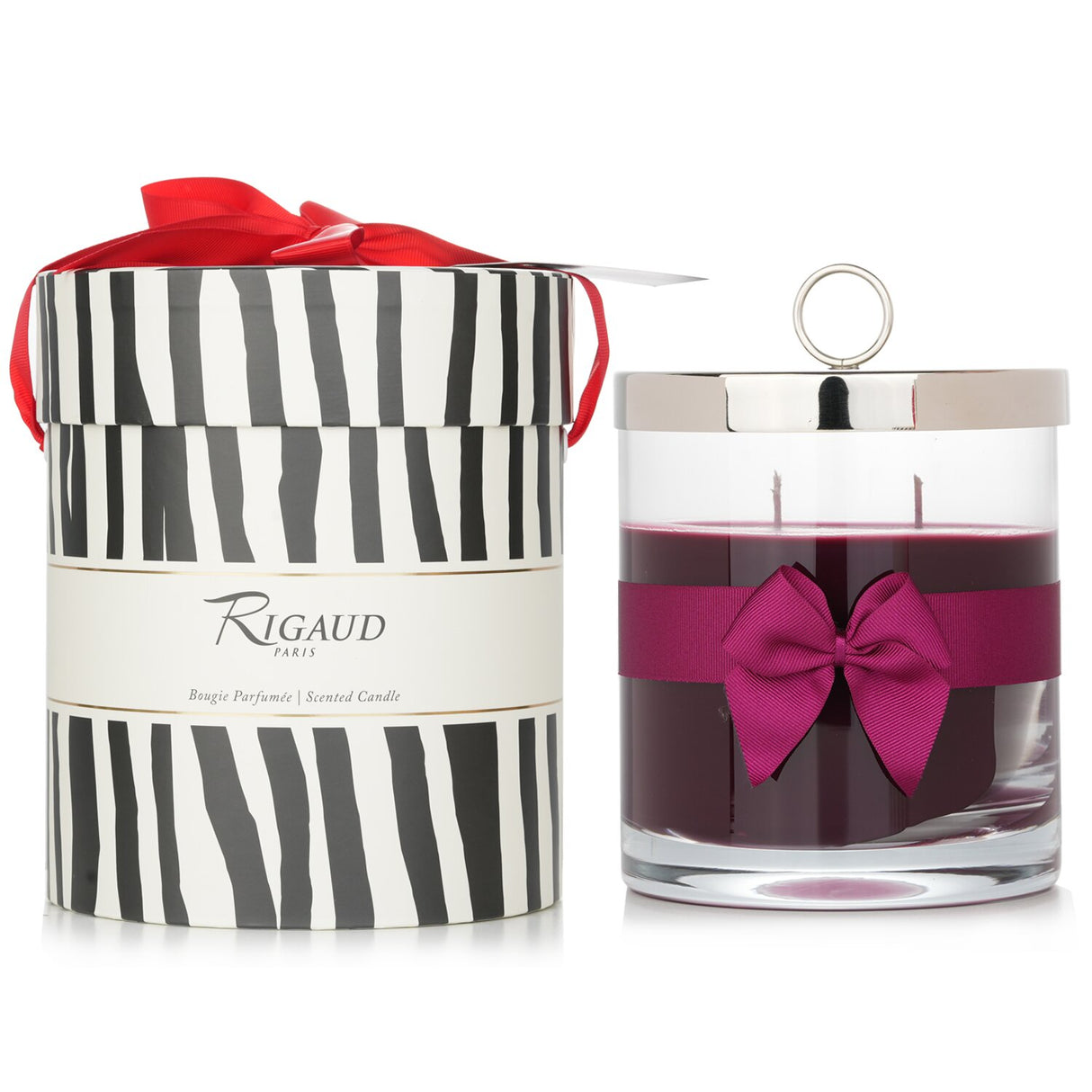 Luxurious Rigaud # Bois Precieux scented candle, 750g, featuring a warm, earthy aroma, perfect for relaxing or entertaining.