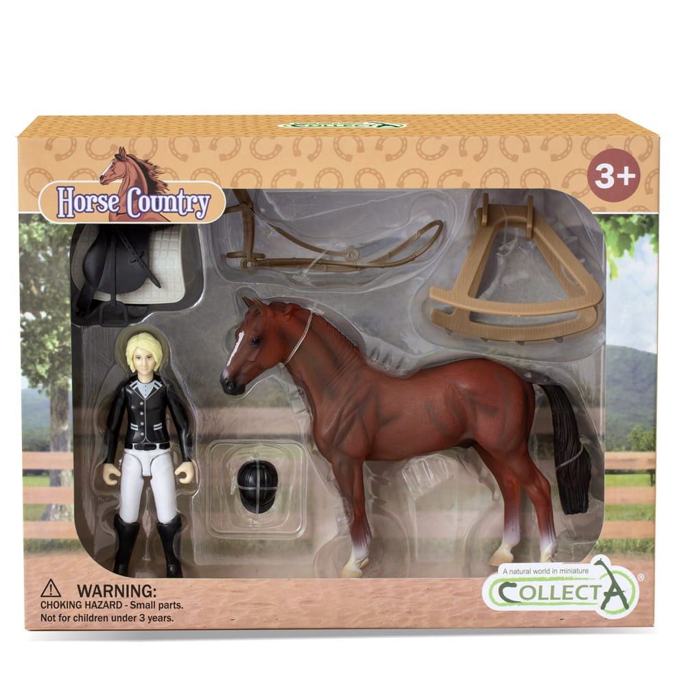 Lady Tournament Rider & Accessories Window Box CollectA