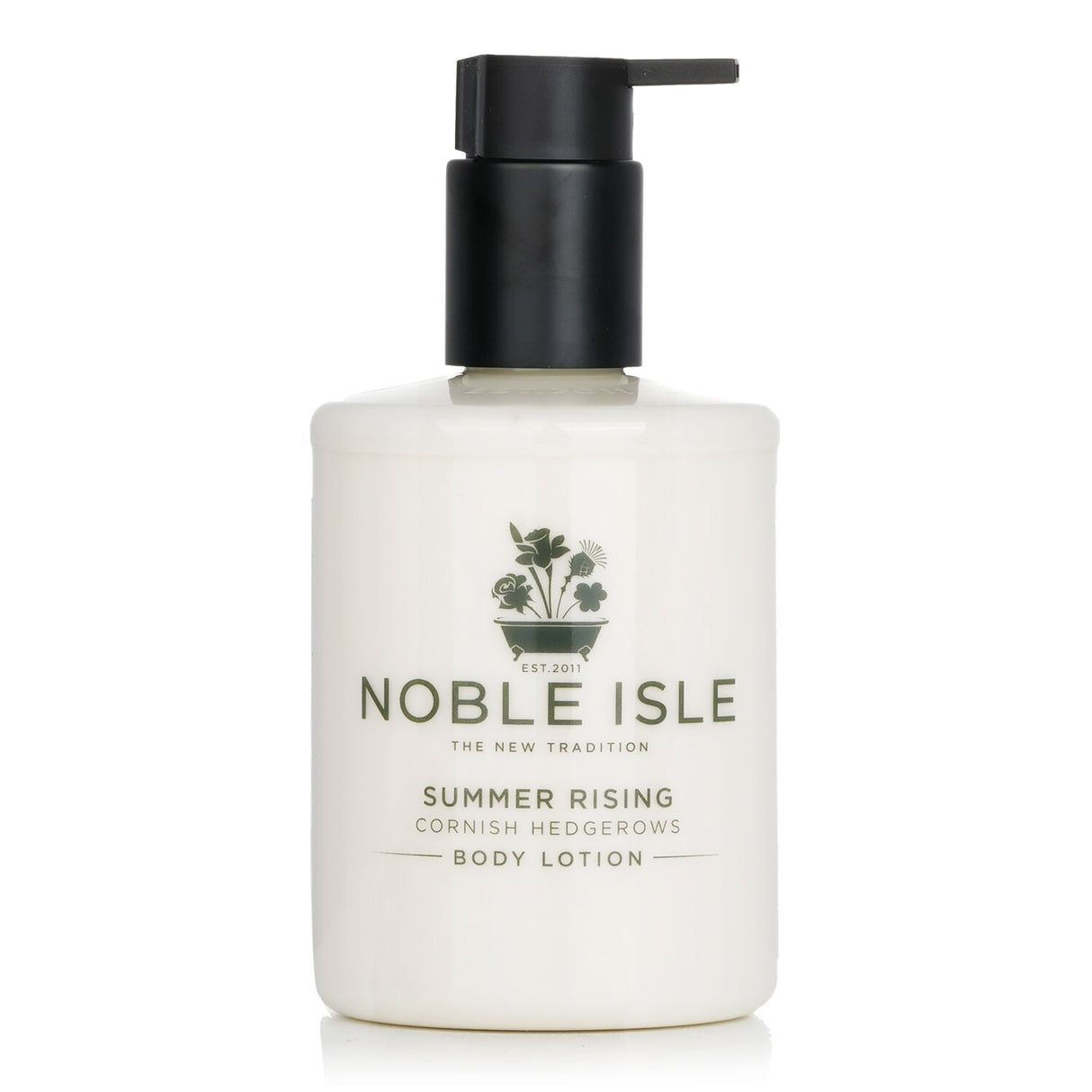 Luxurious, lightweight body lotion with elderflower and gooseberry, evoking summer scents, cruelty-free and vegan-friendly.