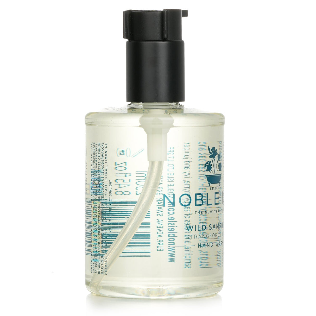 Luxurious 250ml hand wash with wild samphire and mineral-rich extracts, featuring a refreshing coastal fragrance.