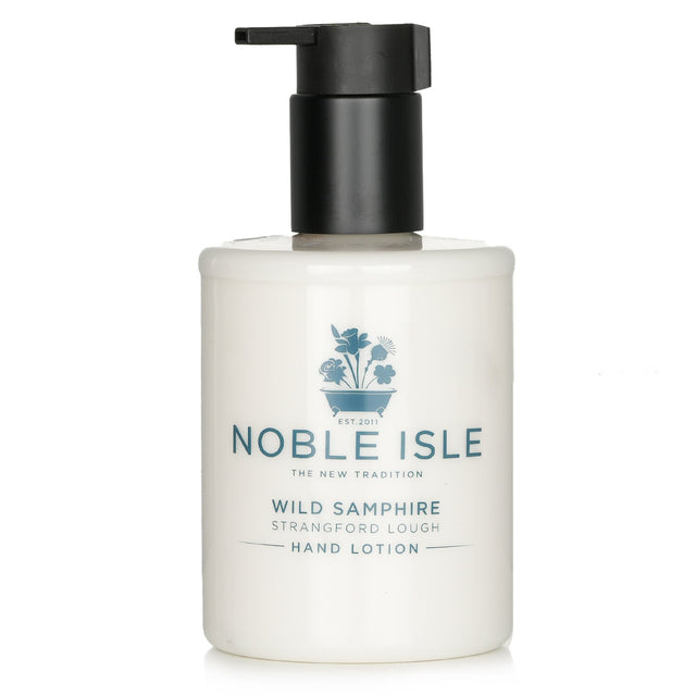 Luxurious Wild Samphire Hand Lotion with coastal fragrance, enriched with sea oak and samphire for soft, nourished hands.