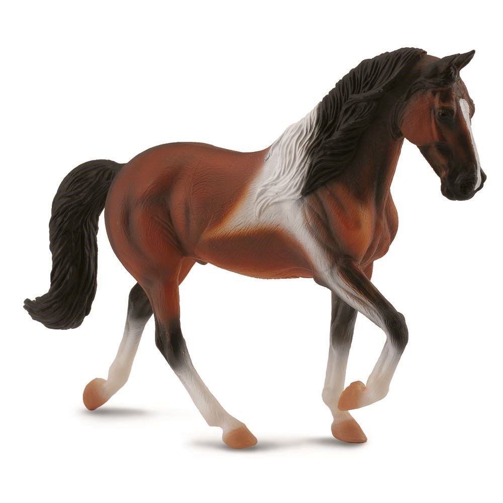 Tennessee Walking Horse Stallion Bay Pinto Figurine CollectA XL