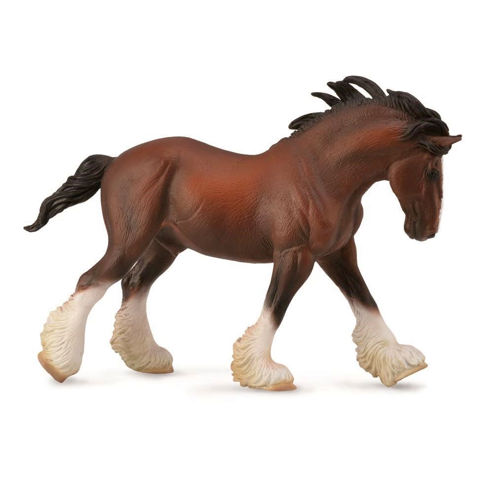 Clydesdale Stallion Bay Figurine CollectA XL