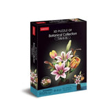 Flower Bouquet Lily & Tulip 3D Puzzle CubicFun