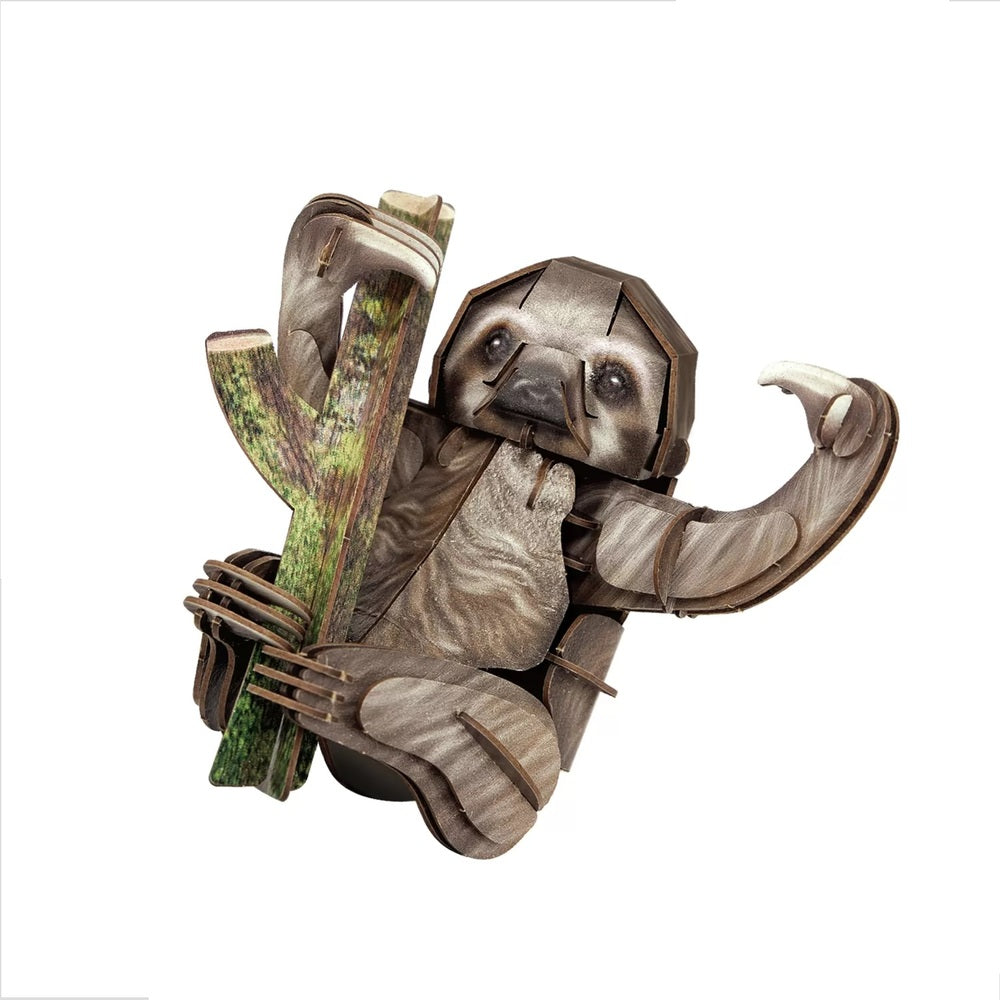 Really Wild Animals Three-Toed Sloths 3D Puzzle CubicFun