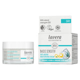 Lavera Basis Sensitiv Moisturizing Cream Q10 50ml, anti-aging cream enriched with natural coenzyme Q10 and organic ingredients.