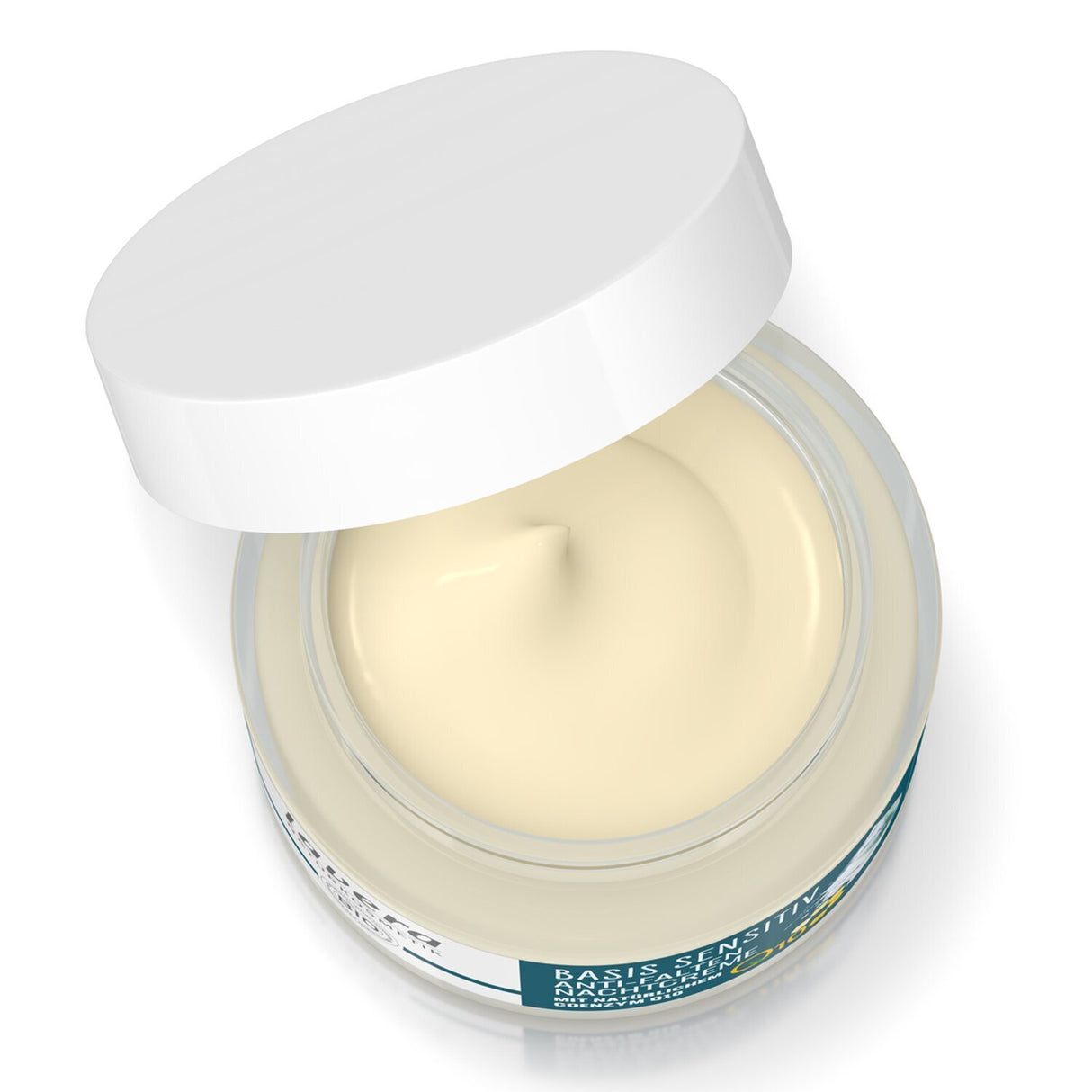 Lavera Q10 Anti-Ageing Night Cream in 50ml, rejuvenates skin overnight with antioxidants and nourishing organic oils.