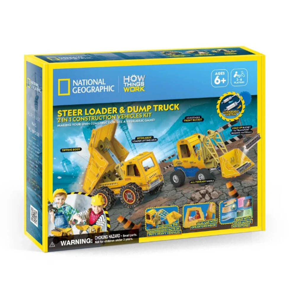Steel Loader & Dump Truck 3D Puzzle CubicFun