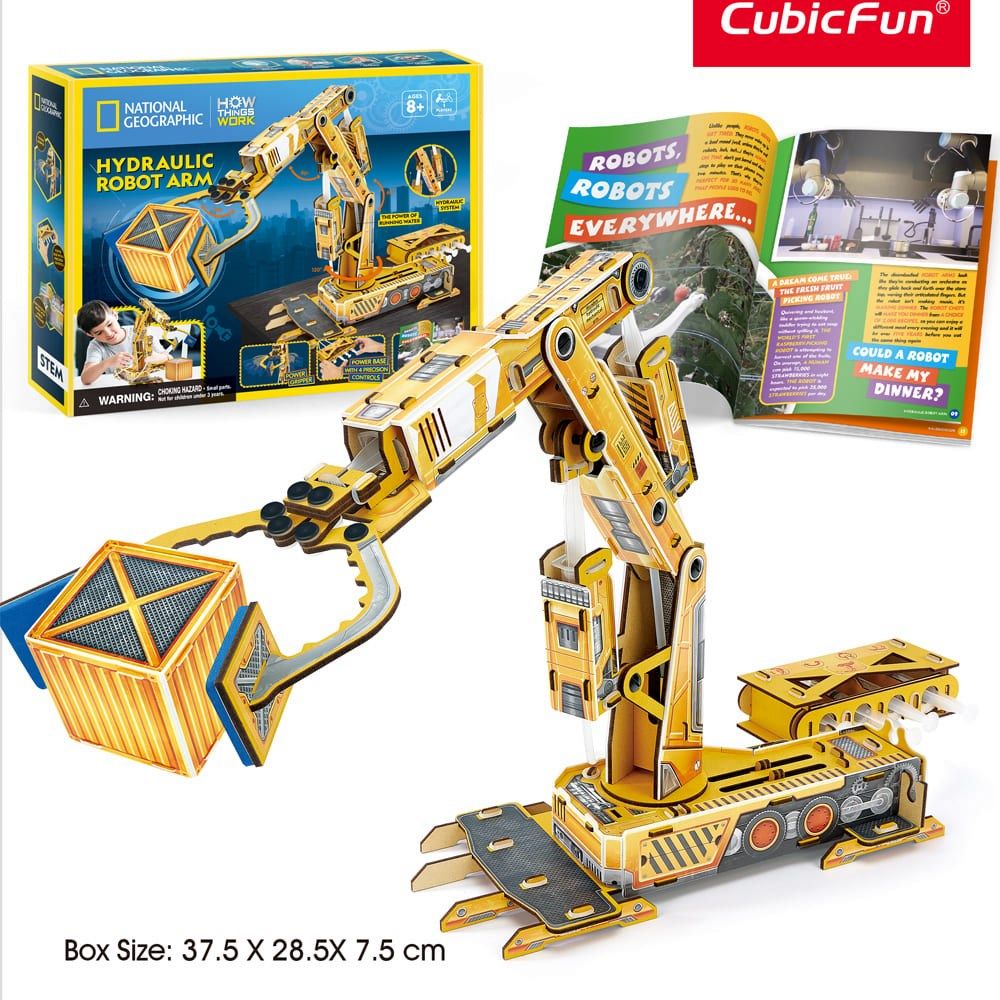 Hydraulic Robot Arm 3D Puzzle CubicFun