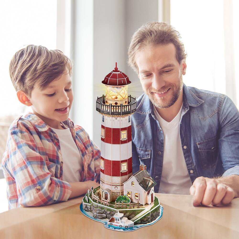 Lighthouse Night Edition 3D Puzzle CubicFun