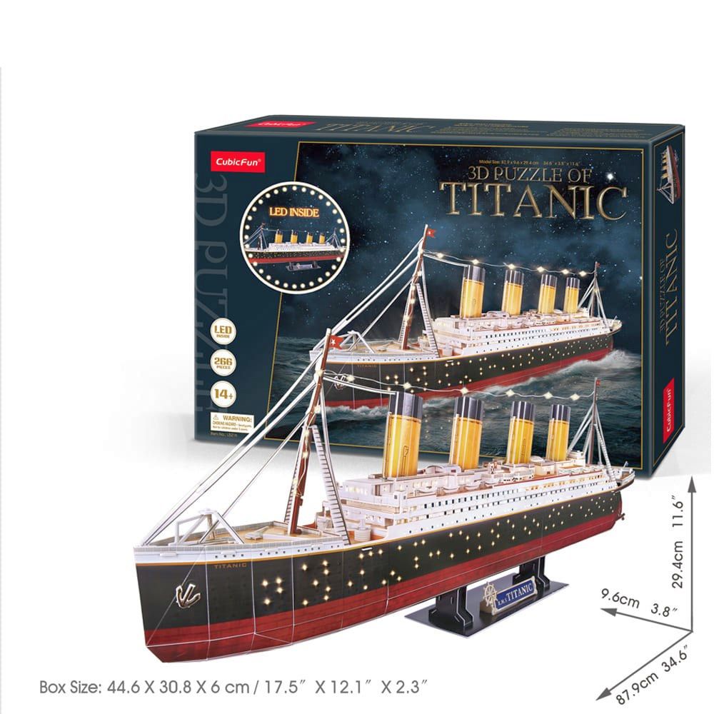 Titanic (L) 3D Puzzle CubicFun