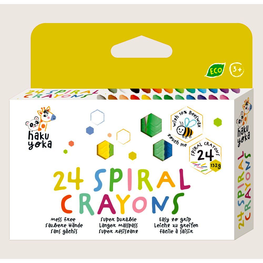 Spiral Crayons 24 Colours