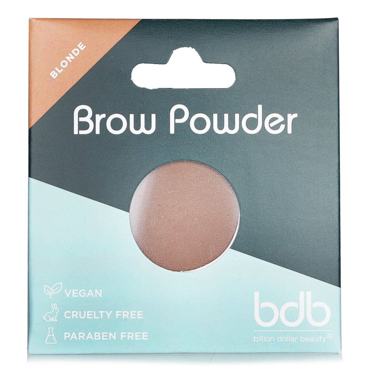 Billion Dollar Brows Blonde Brow Powder, 1.4g: premium eyebrow powder for natural, defined brows with brilliant color.