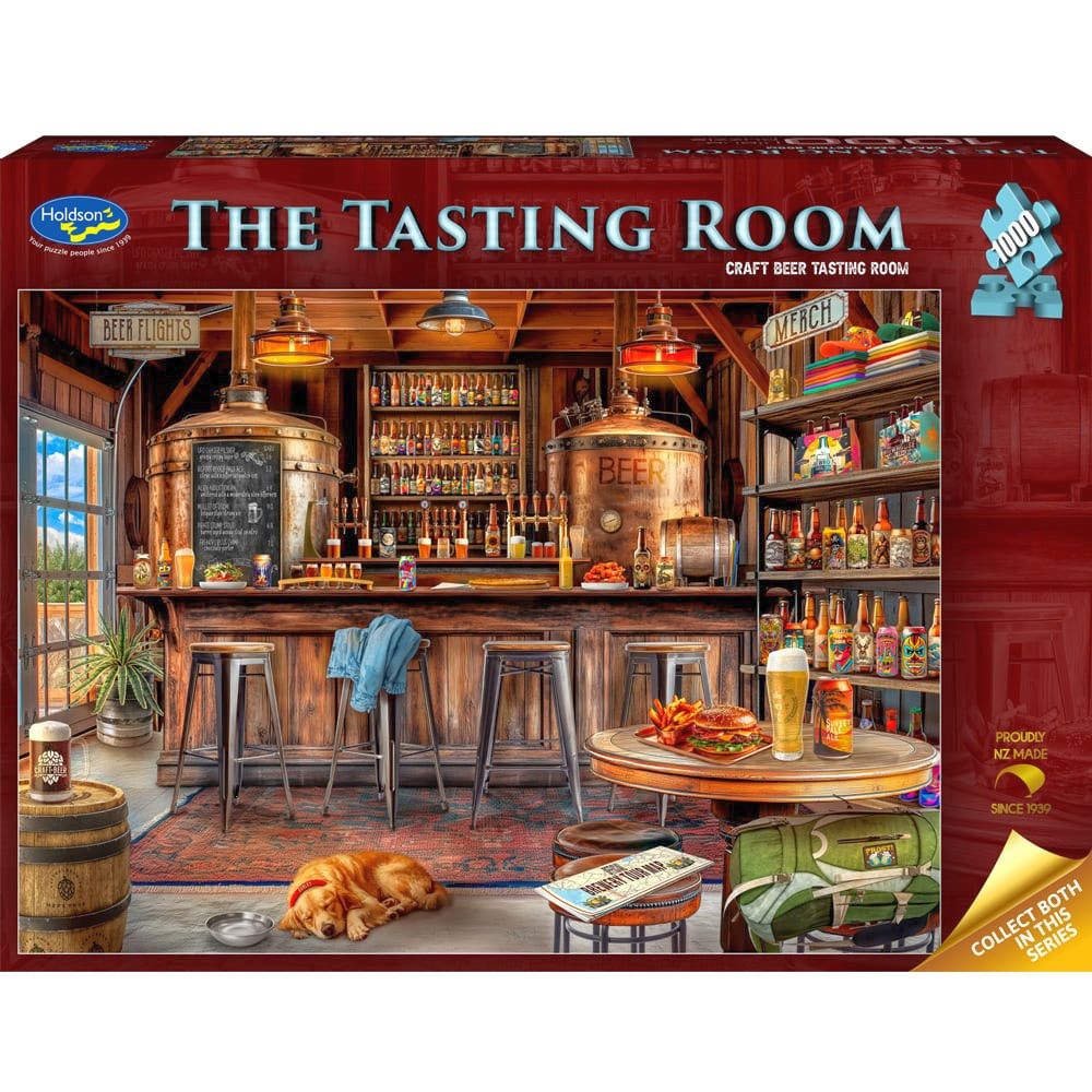 The Tasting Room Craft Beer Tasting Room Holdson 1000pc Jigsaw Puzzle