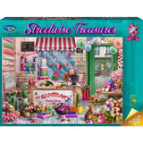 Streetwise Treasures Blossom Shop Holdson 1000pc Jigsaw Puzzle