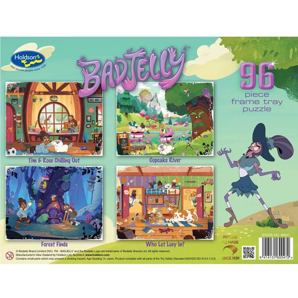 BadJelly Frame Tray Holdson 96pc Jigsaw Puzzle