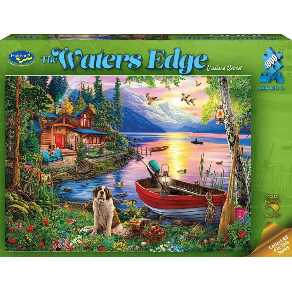 The Waters Edge S2 Weekend Retreat Holdson 1000pc Jigsaw Puzzle