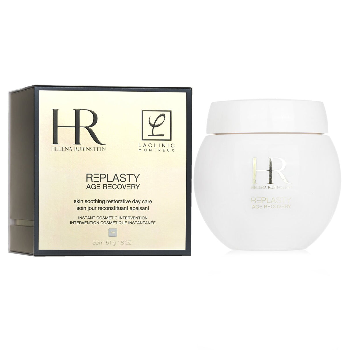 Helena Rubinstein Re-Plasty Age Recovery Day Cream in 50ml, designed for soothing and protecting sensitive skin.