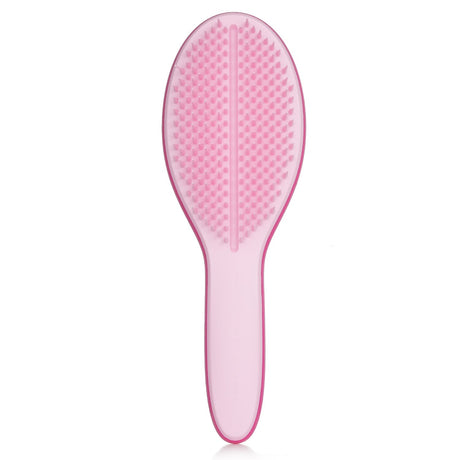 Tangle Teezer Ultimate Styler brush in Sweet Pink, featuring soft-tip teeth for smooth, shiny, and effortless detangling.