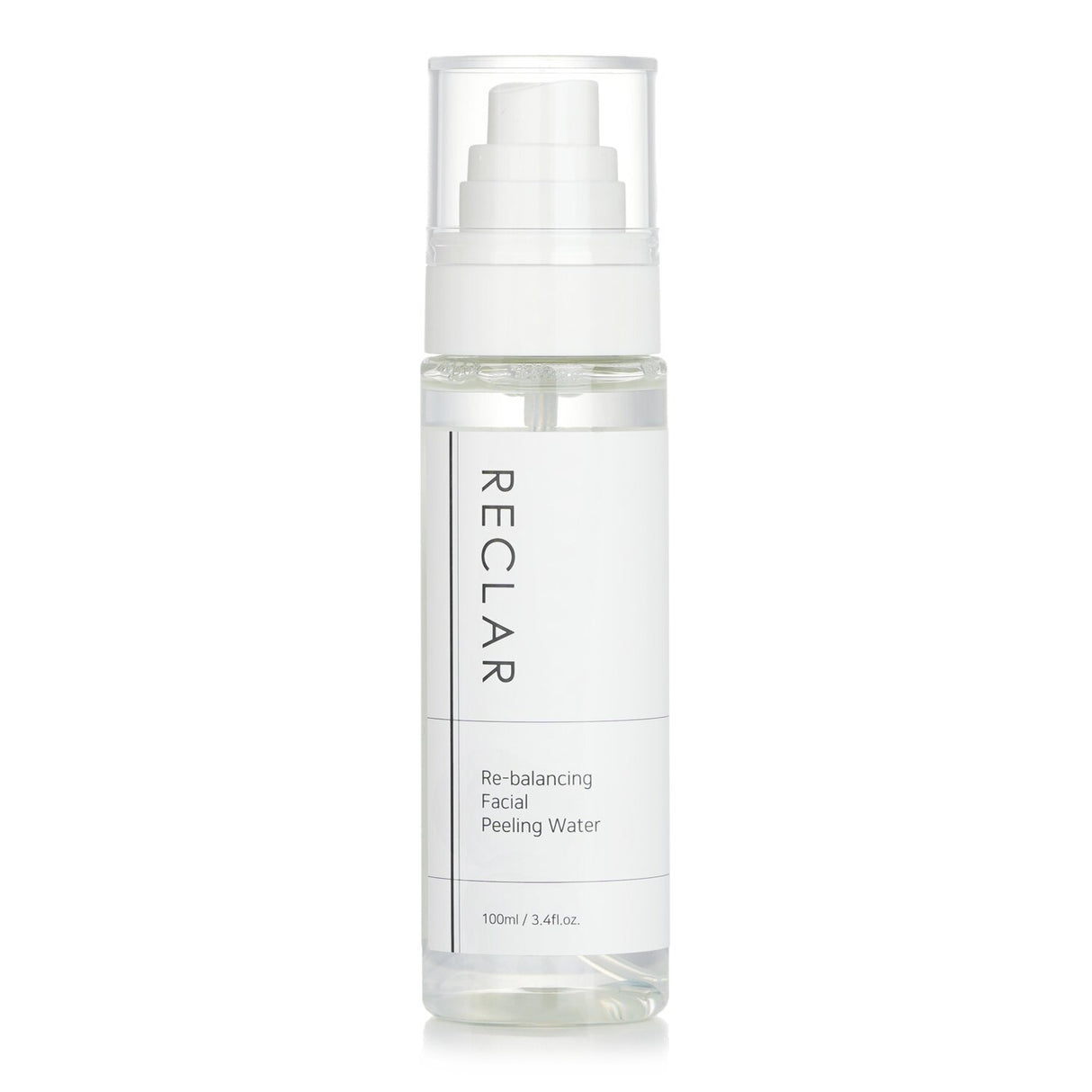 Nourishing Reclar Facial Peeling Water in a 100ml mist for hydrated, rejuvenated skin, enhancing your skincare routine.