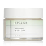Reclar Microbiome Active Cream in 50ml, revitalizing skin with probiotics, Niacinamide, and soothing Centella Asiatica extract.