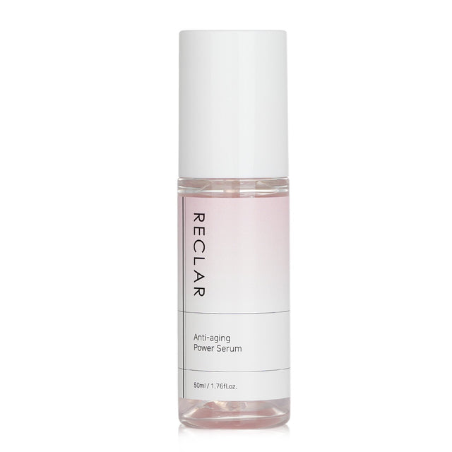 Anti-aging serum with hyaluronic acid, vitamin B12, and rose water for hydrated, radiant skin in a lightweight water-gel formula.