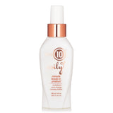 Lightweight leave-in treatment for coily hair, enhancing curls, reducing frizz, and adding moisture without greasiness.