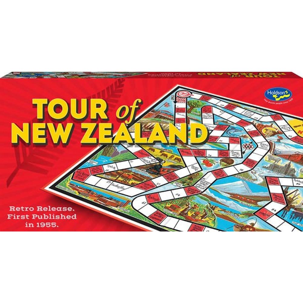 Tour of New Zealand Game Board Game