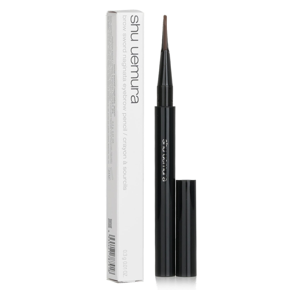 Shu Uemura Brow Sword Naginata Eyebrow Pencil in #Acorn, a long-lasting, waterproof tool for precise, natural brow definition.