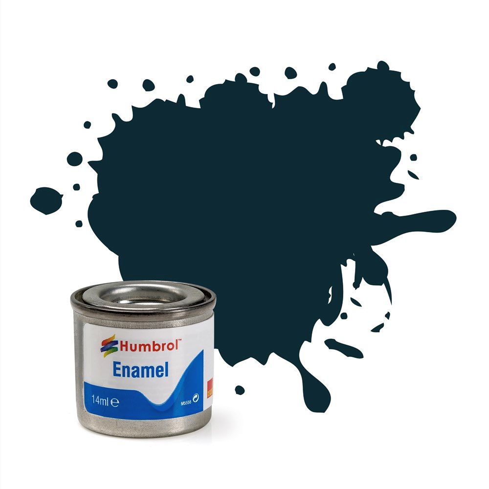 Humbrol - 14ml Enamel Tinlet Tank Grey Matt - Model Paint