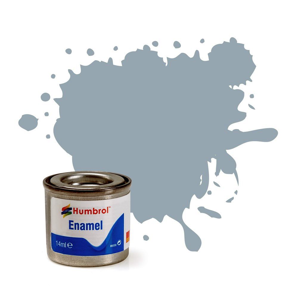 US Ghost Grey Satin Humbrol Enamel Paint 14ml