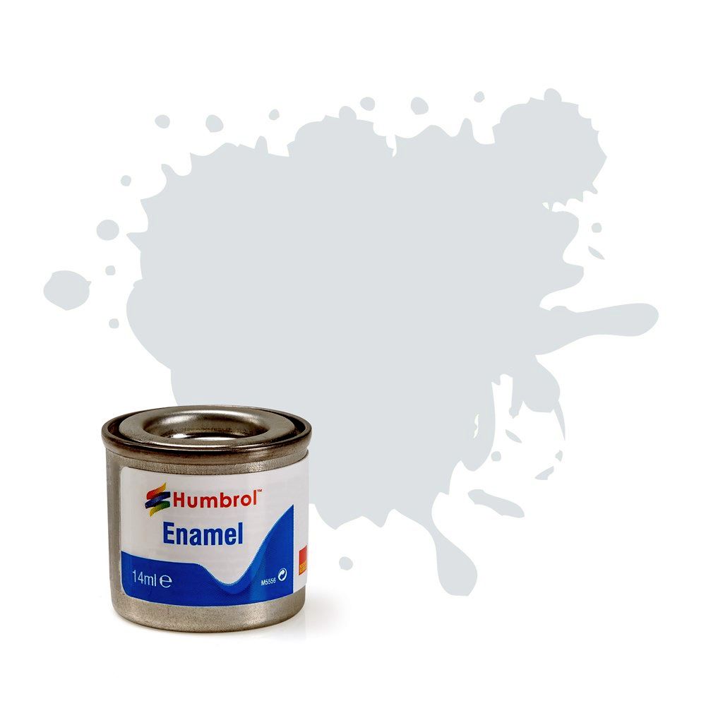 Chrome Silver Matt Humbrol Enamel Paint 14ml