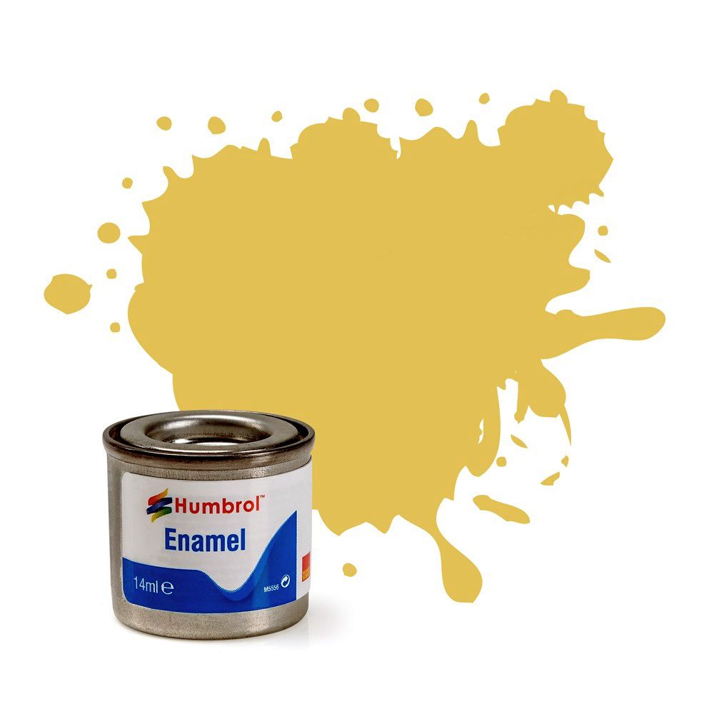 Humbrol - 14ml Enamel Tinlet Cream Matt - Model Paint