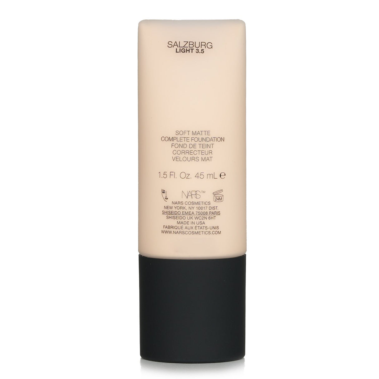 NARS Soft Matte Complete Foundation in # Salzburg (Light 3.5) offers full, long-lasting coverage with a natural soft matte finish.