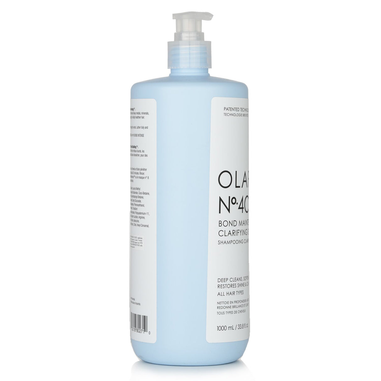 Olaplex No. 4C Bond Maintenance Shampoo 1000ml - vegan clarifying shampoo that removes buildup for healthy, vibrant hair.