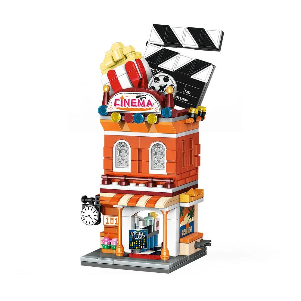 City Corner Carnival Cinema Building Block Set
