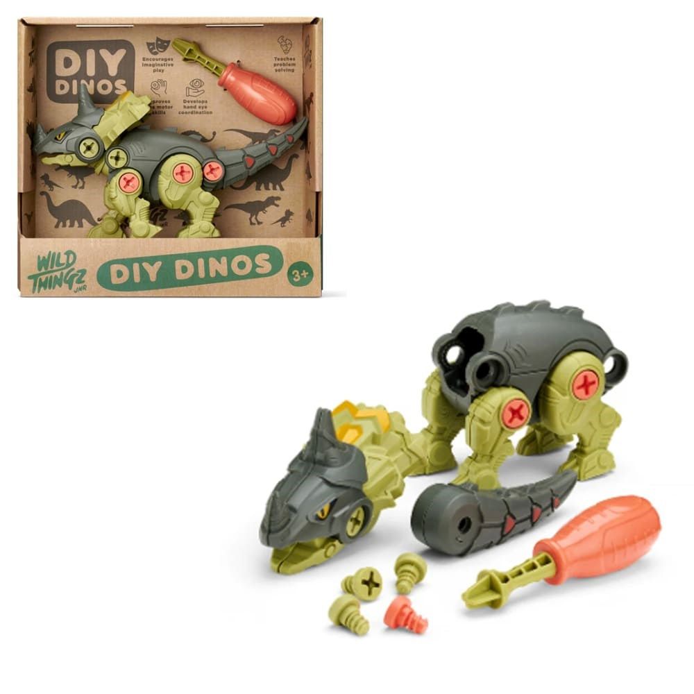Kid Antics - Wild Thingz Jnr DIY Dino - Centrosaurus - Building Toy