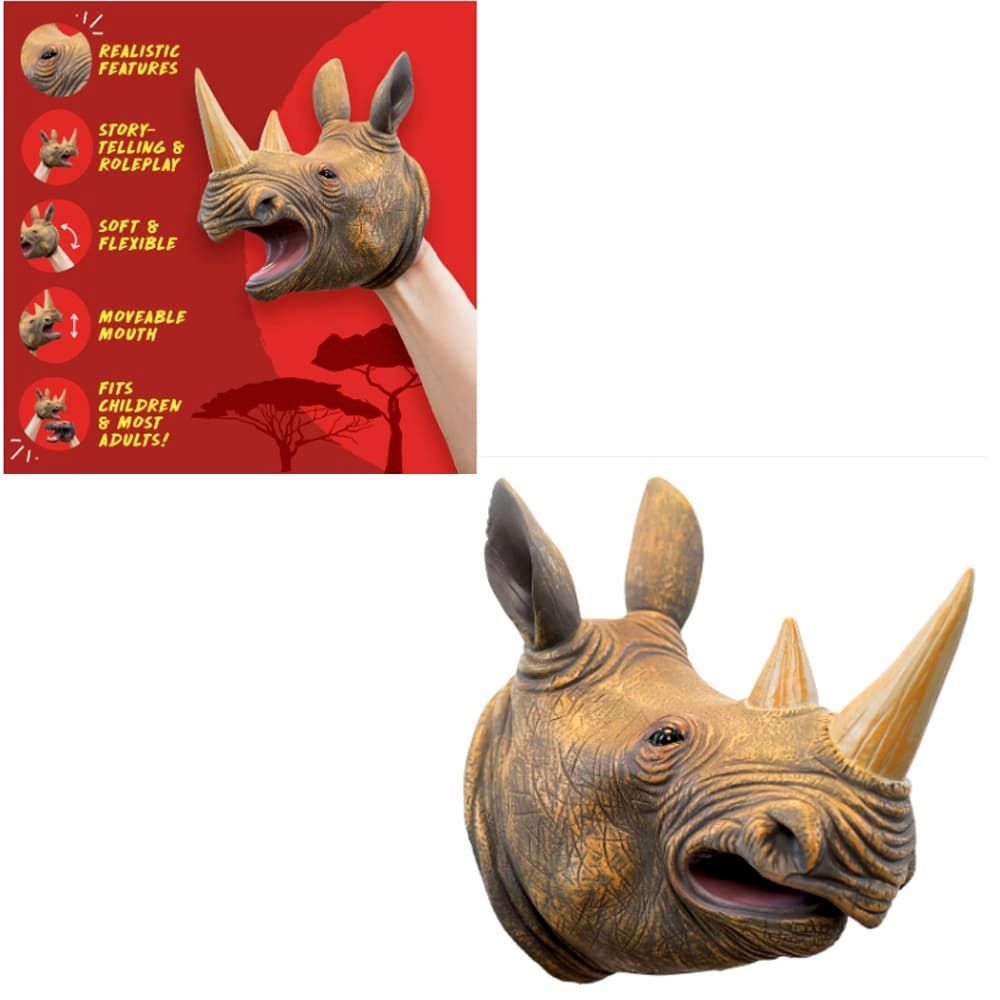 Kid Antics - Wild Thingz Hand Puppet - Rhino