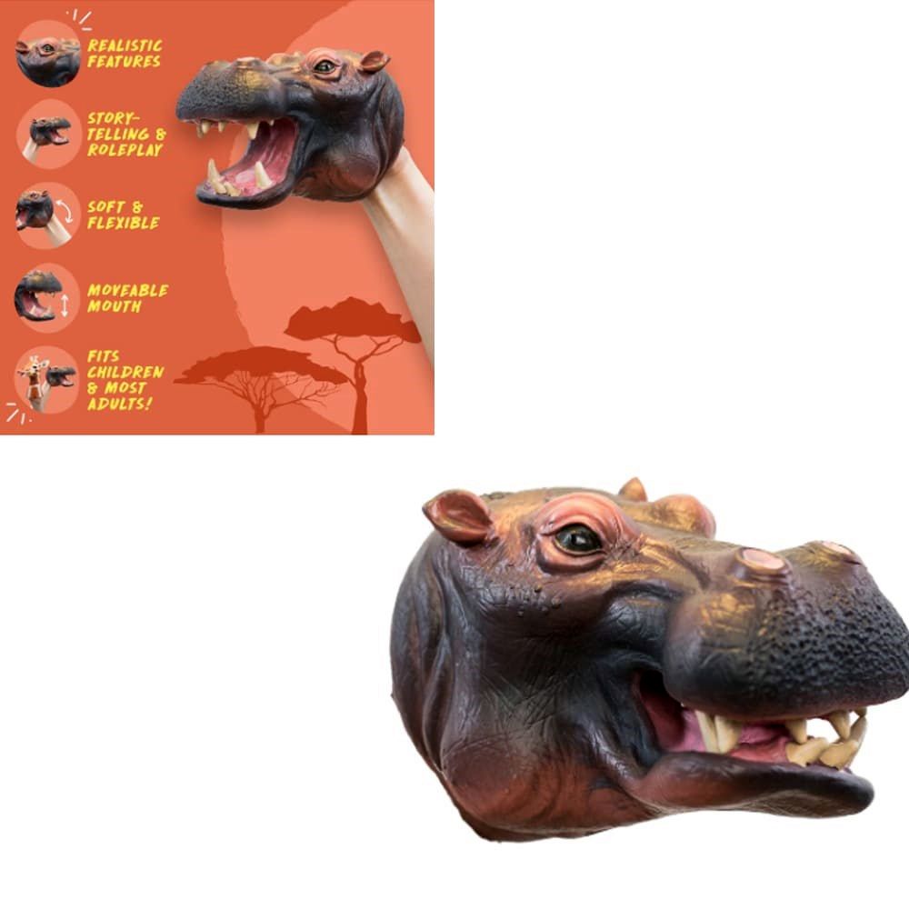Kid Antics - Wild Thingz Hand Puppet - Hippo