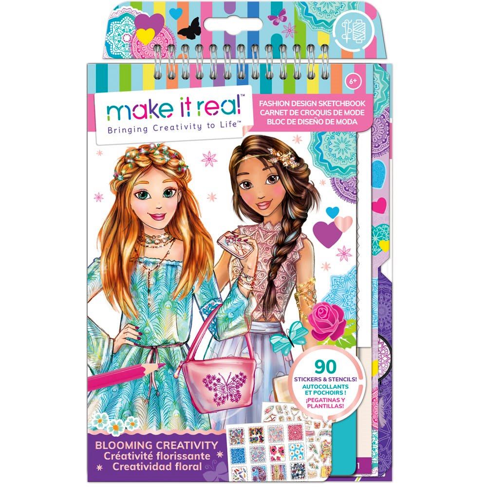 Make It Real Blooming Creativity Sketchbook