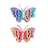 Pink Poppy Rainbow Butterfly Hair Clip - Toy Vehicle